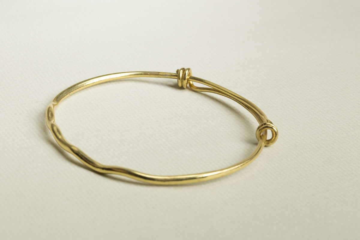 Gold Plated Resizable Bangle