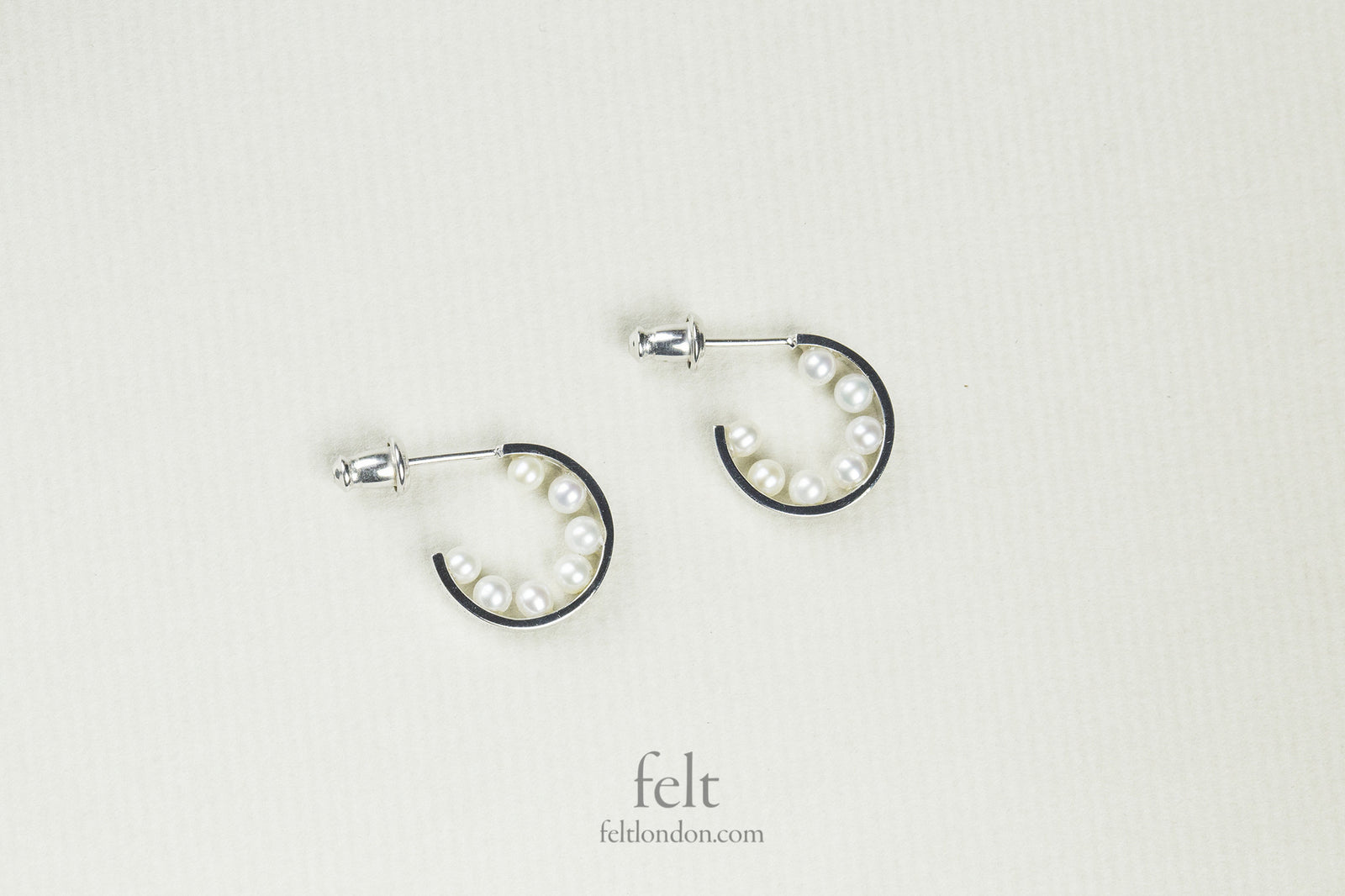 Pearls on the Inside Hoops