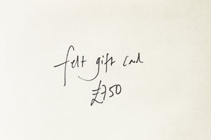 £750 felt Gift Card