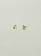 Opal Blob Cartilage Screw Back Earring