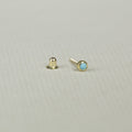 the ever popular turquoise and gold combination now available in screw back version