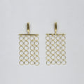 Gold Circle Chain Earrings