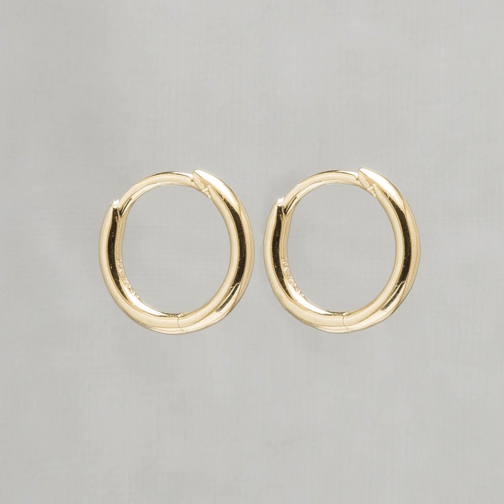 PLAIN HOOP EARRING LARGE GOLD - T.I.T.S. Store | Conscious fashion with a  flirty wink
