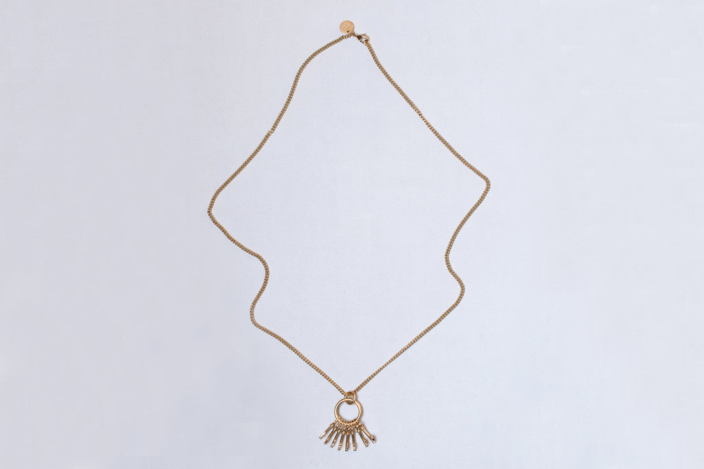Key Pendant Charm Necklace