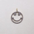 fab Affordable Range Diamond Smiley Face Charm