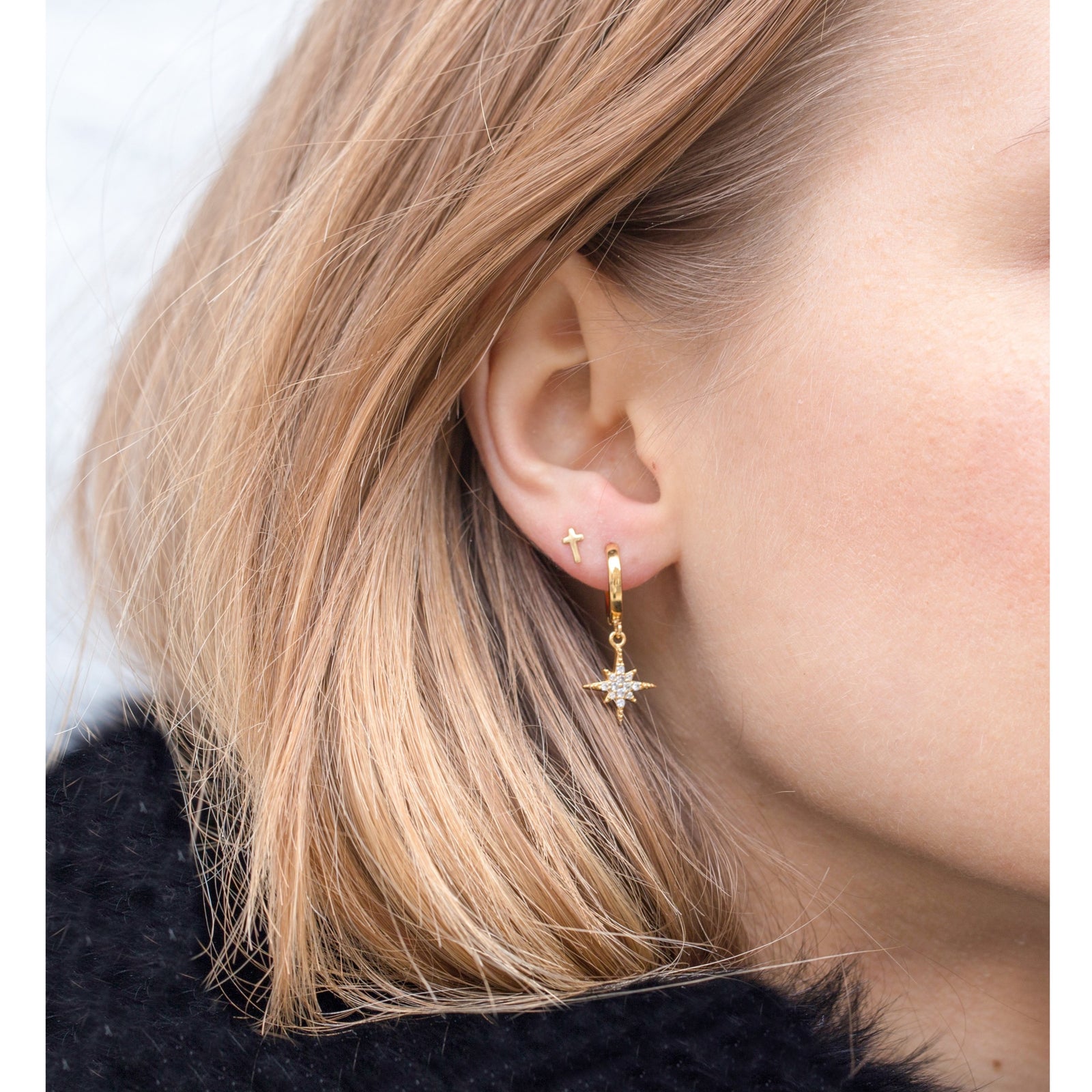 Twist small hoops by Dinny Hall